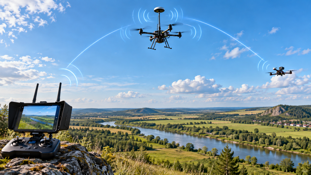 Принцип роботи ретранслятора сигналу для FPV-дрона