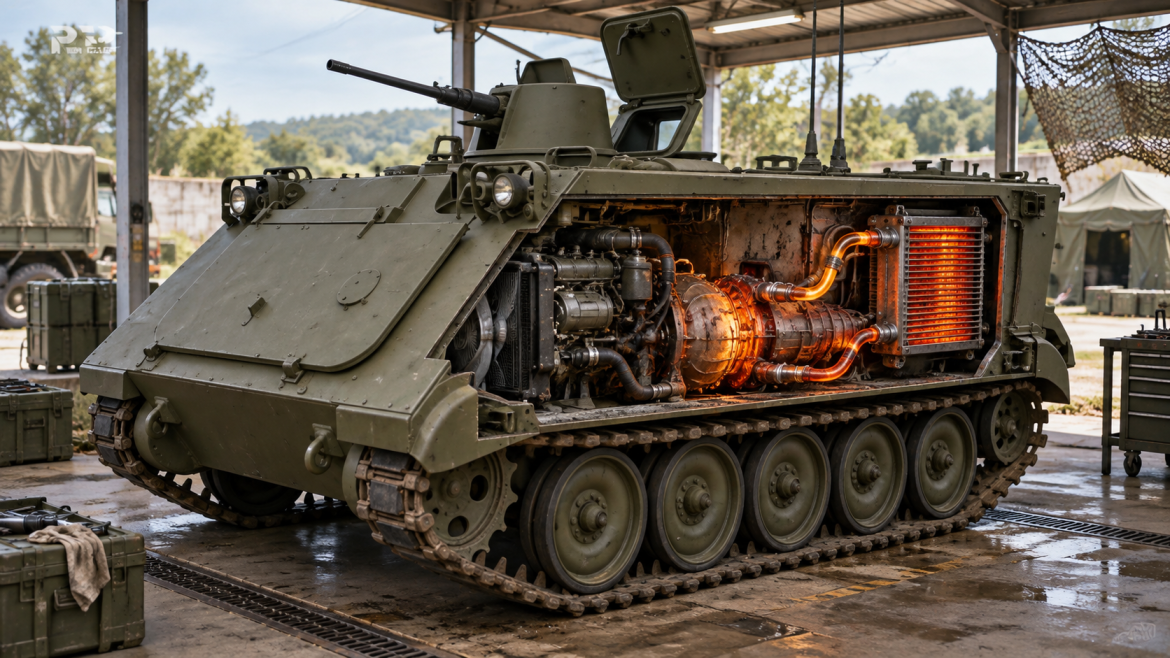 Охолодження трансмісії M113